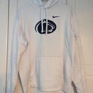 Nike Penn State Nittany Lions White/Blue Hoodie Men's Large